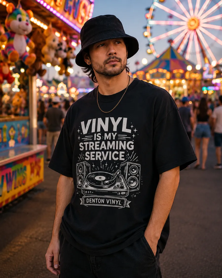 Vinyl is My Streaming Service T-shirt
